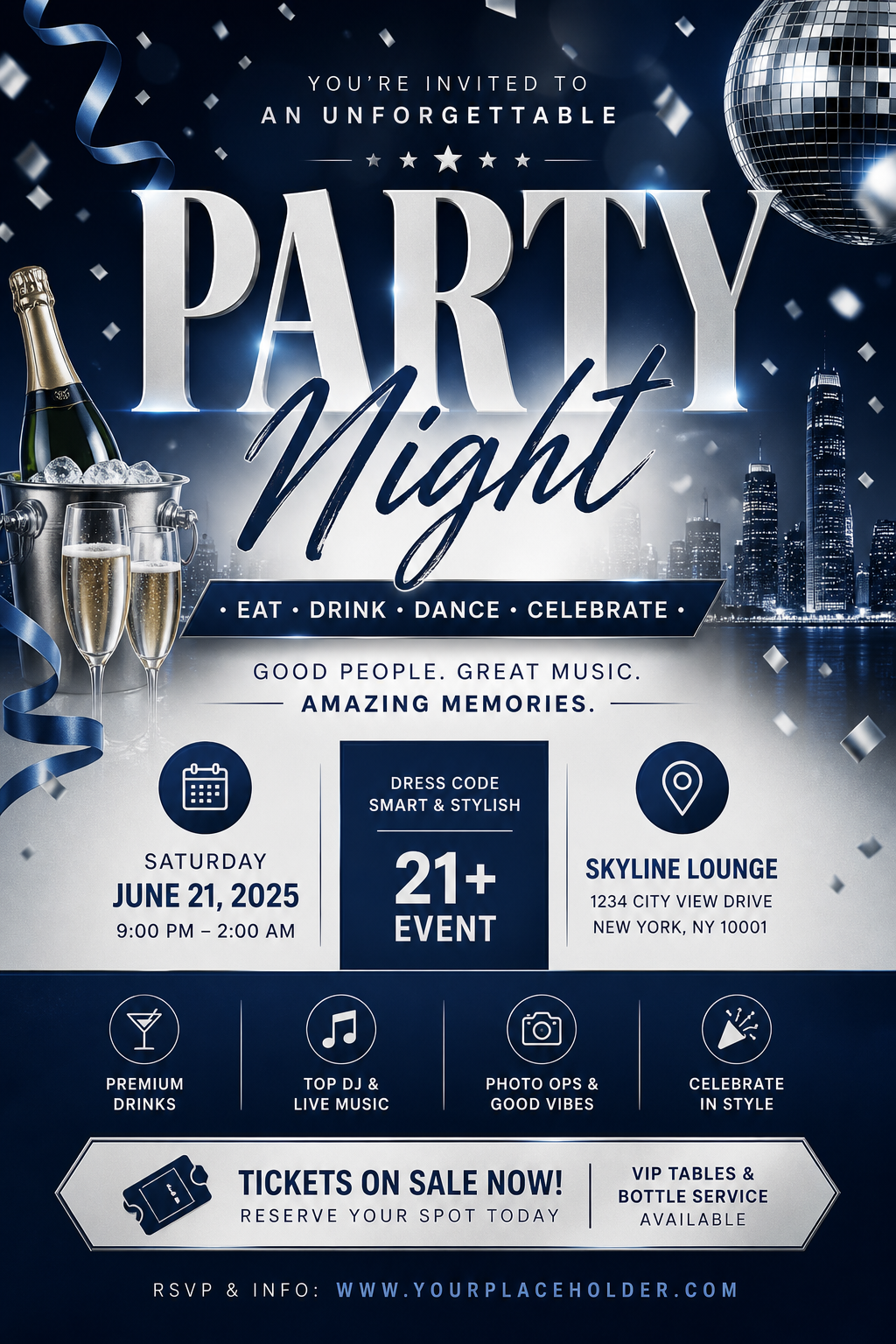 Party Flyer — corporate style flyer