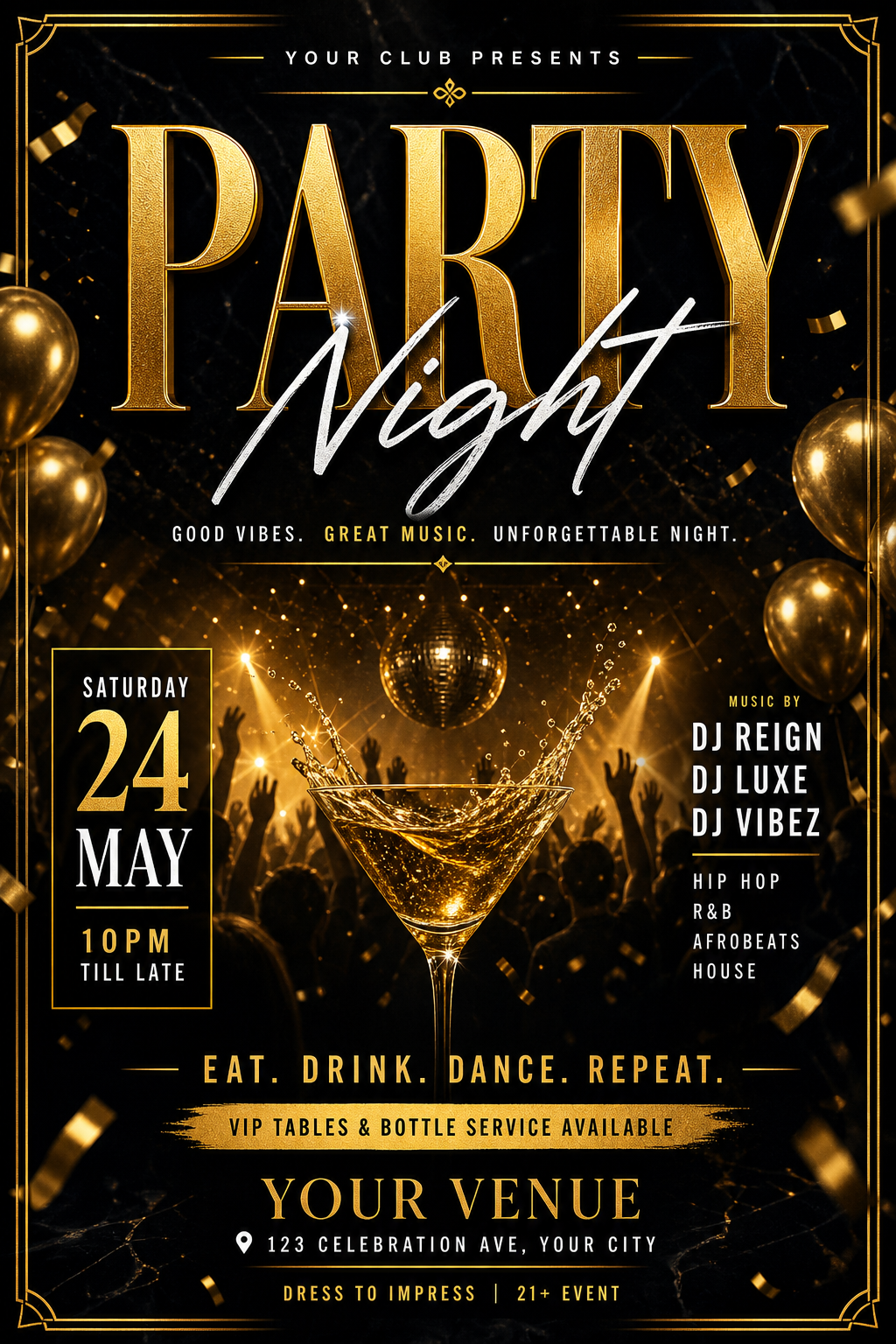 Party Flyer — elegant style flyer