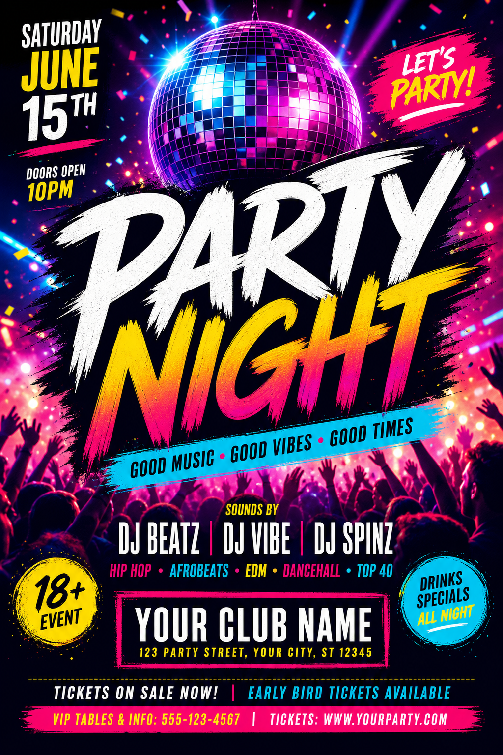 Party Flyer — vibrant style flyer