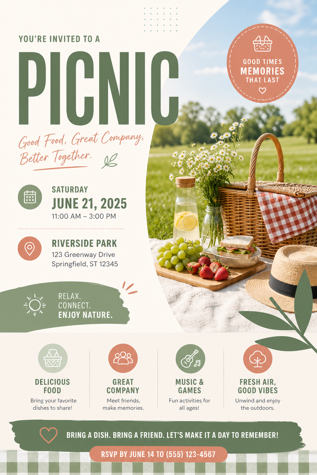 Picnic Flyer — modern style flyer