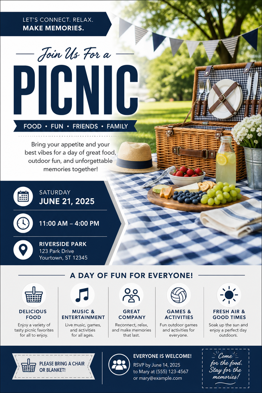 Picnic Flyer — corporate style flyer