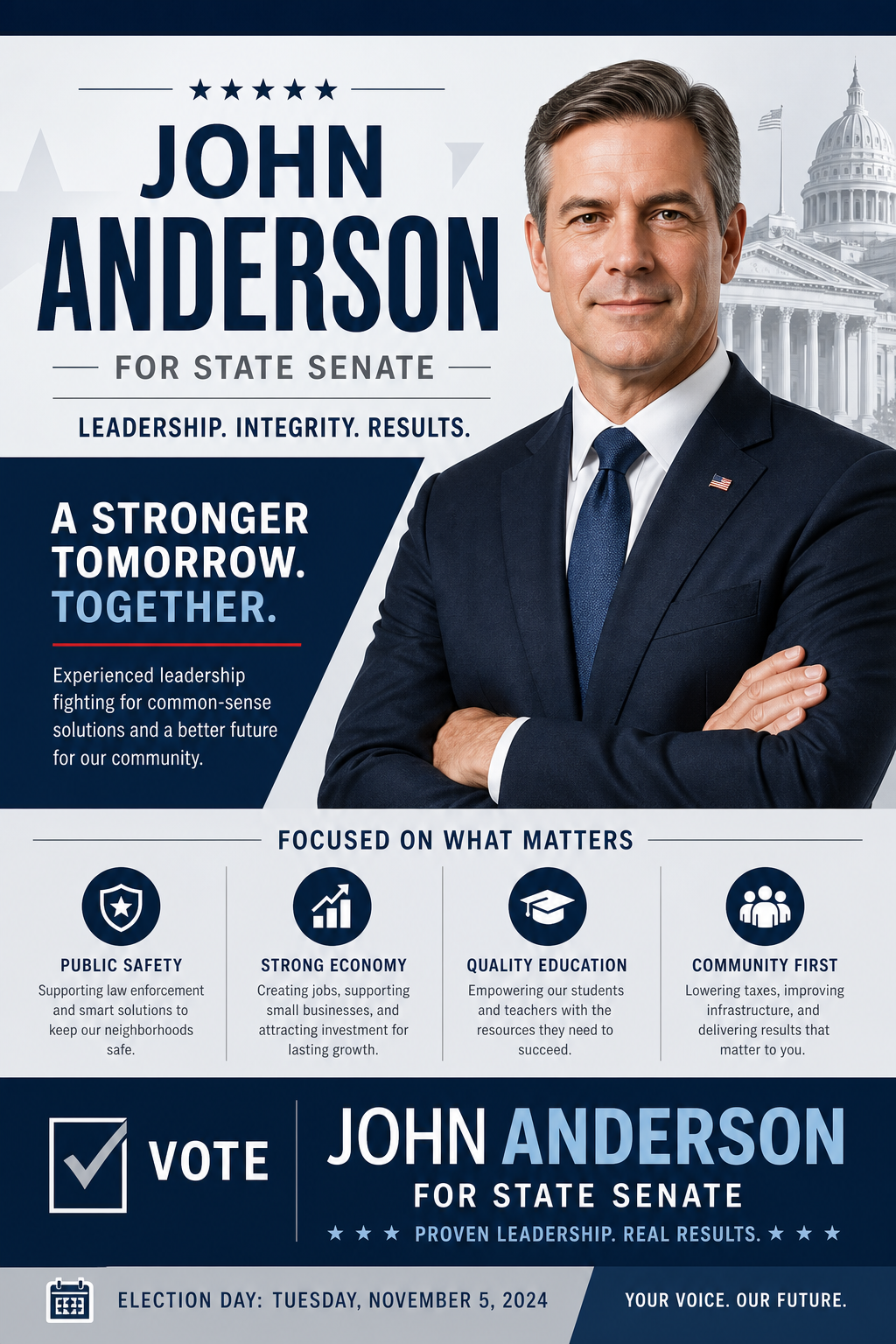 Political Flyer — corporate style flyer