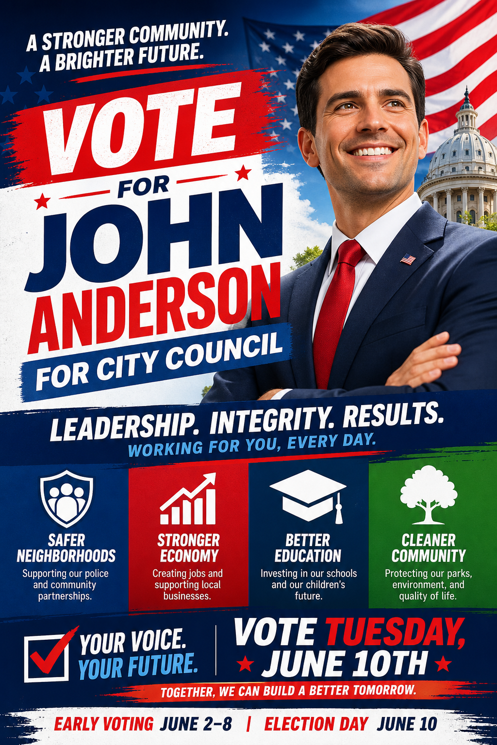 Political Flyer — vibrant style flyer