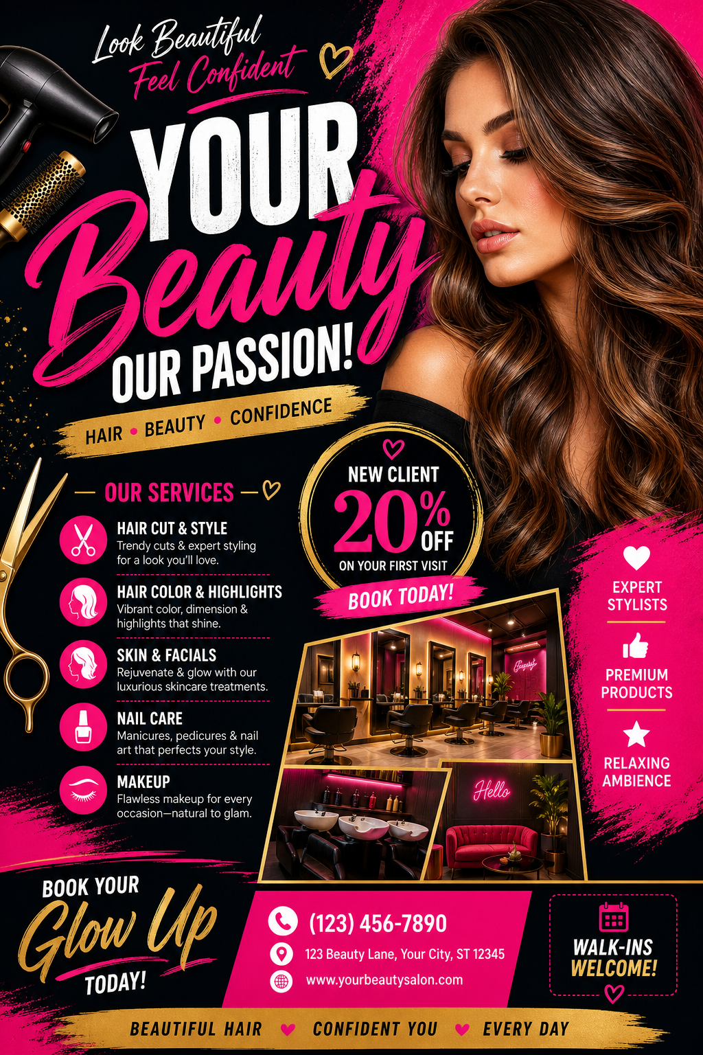 Salon Flyer — vibrant style flyer