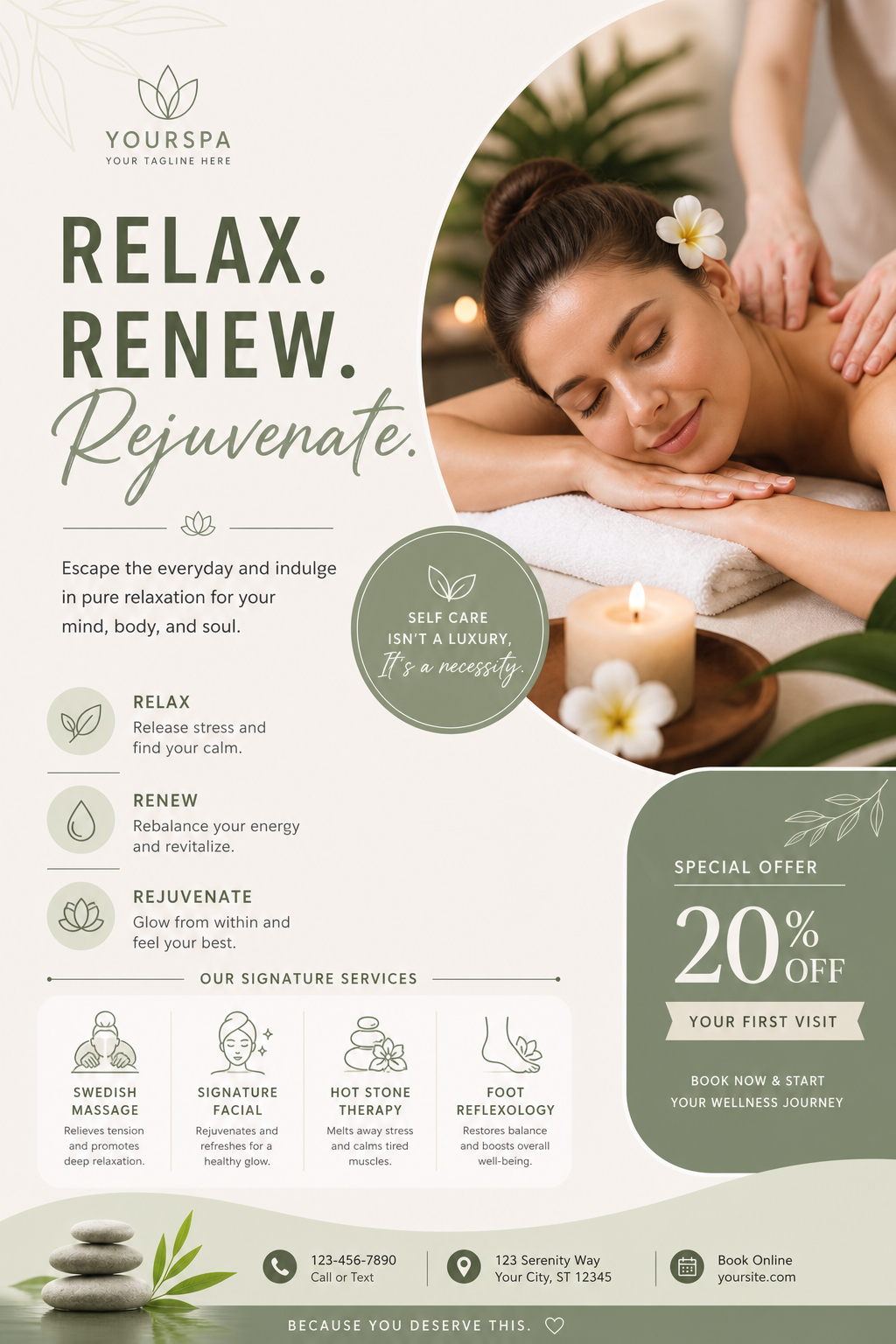 Spa Flyer — modern style flyer