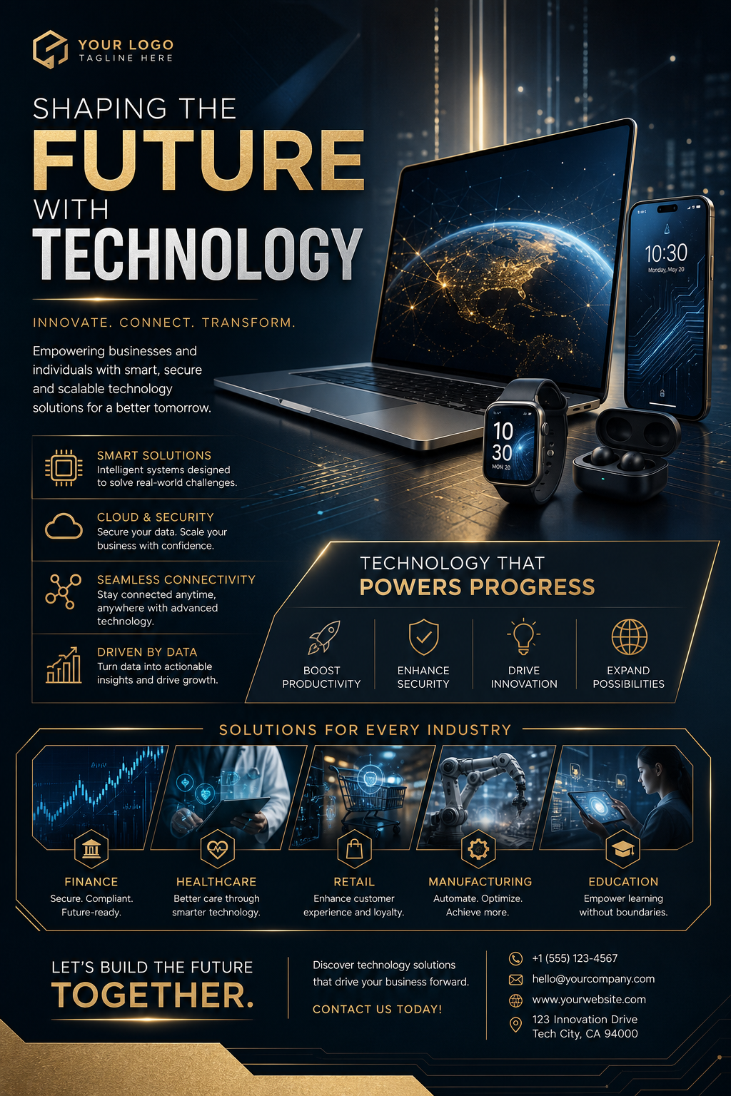 Technology Flyer — elegant style flyer