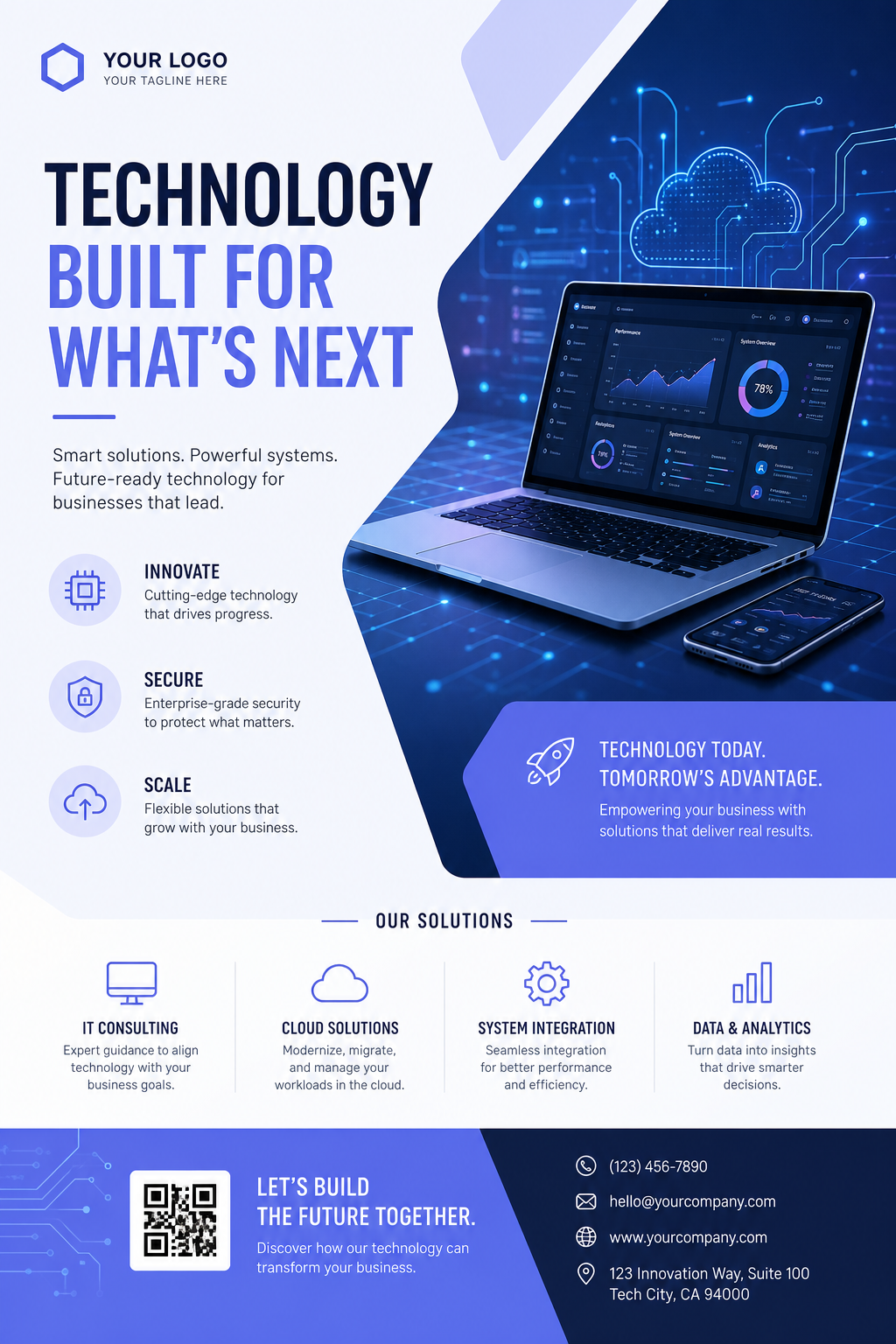 Technology Flyer — modern style flyer