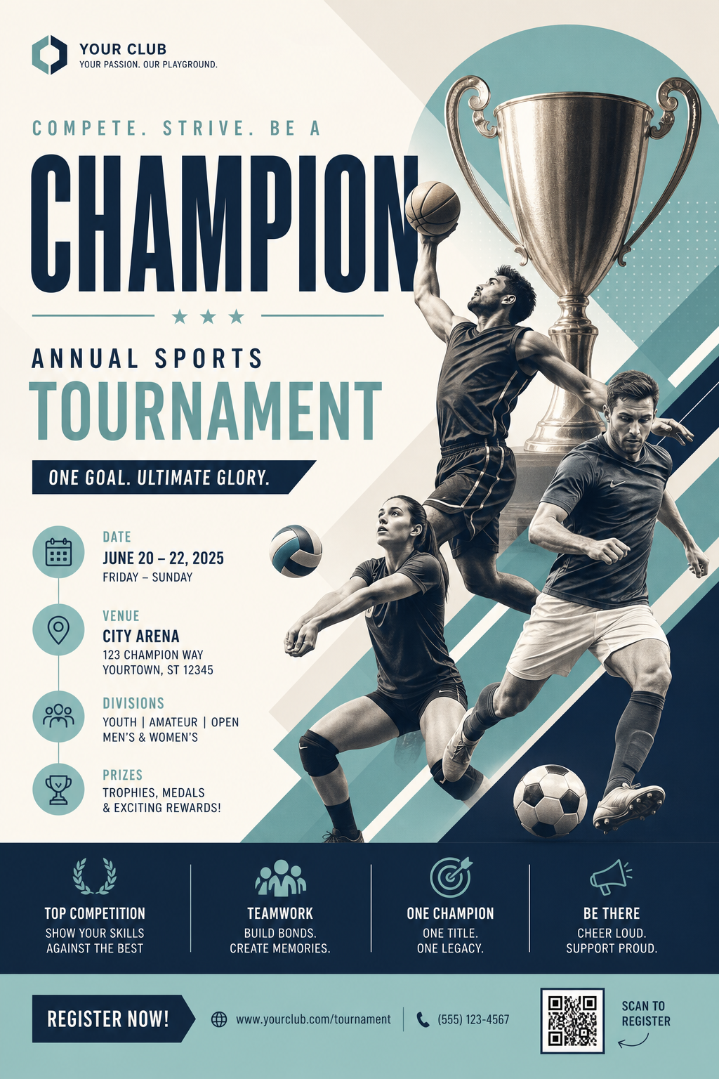 Tournament Flyer — modern style flyer