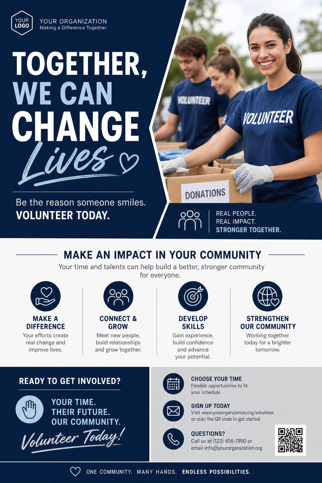 Volunteer Flyer — corporate style flyer
