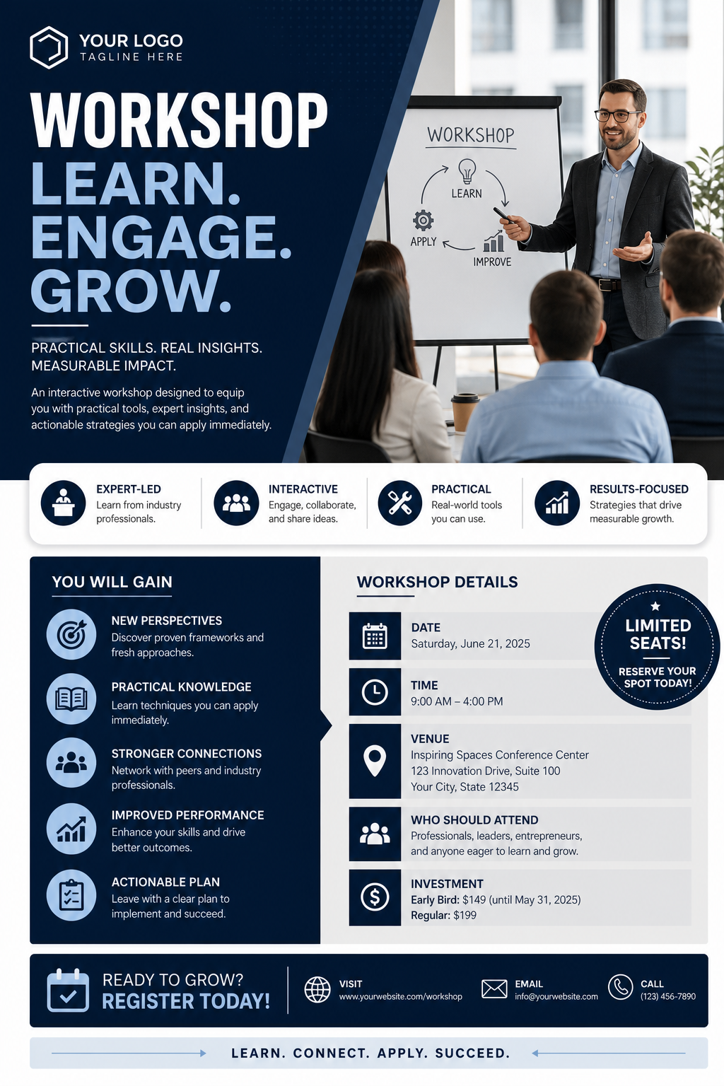 Workshop Flyer — corporate style flyer