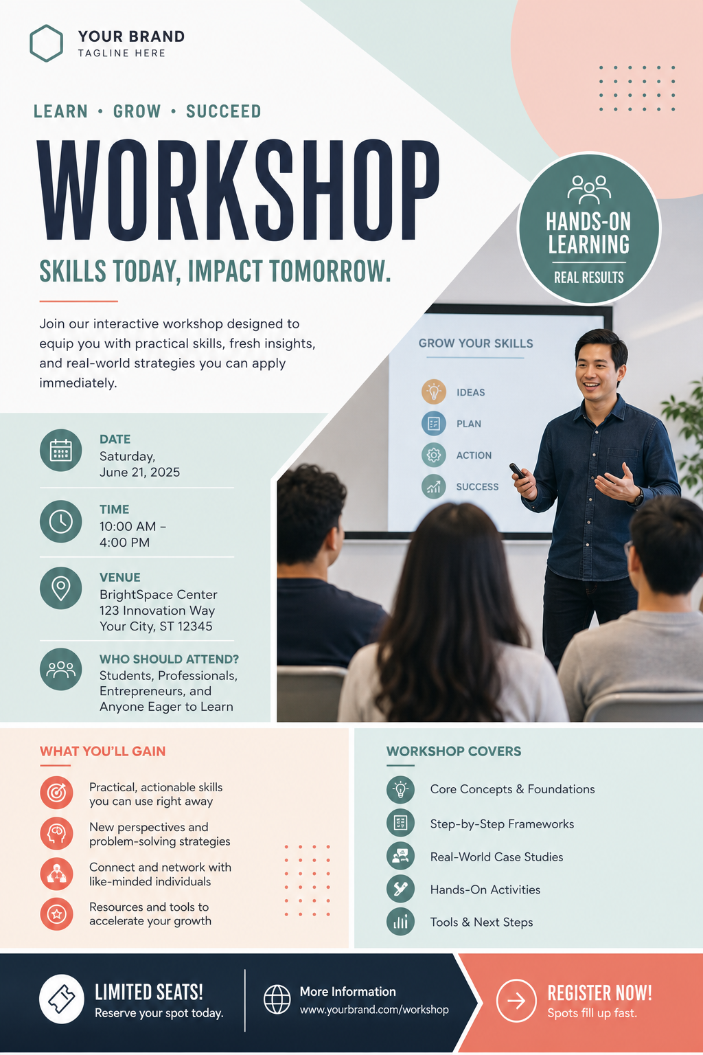 Workshop Flyer — modern style flyer