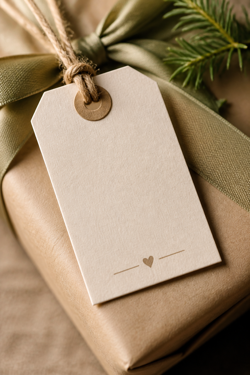 Gift Tag — photo-realistic style gift tag