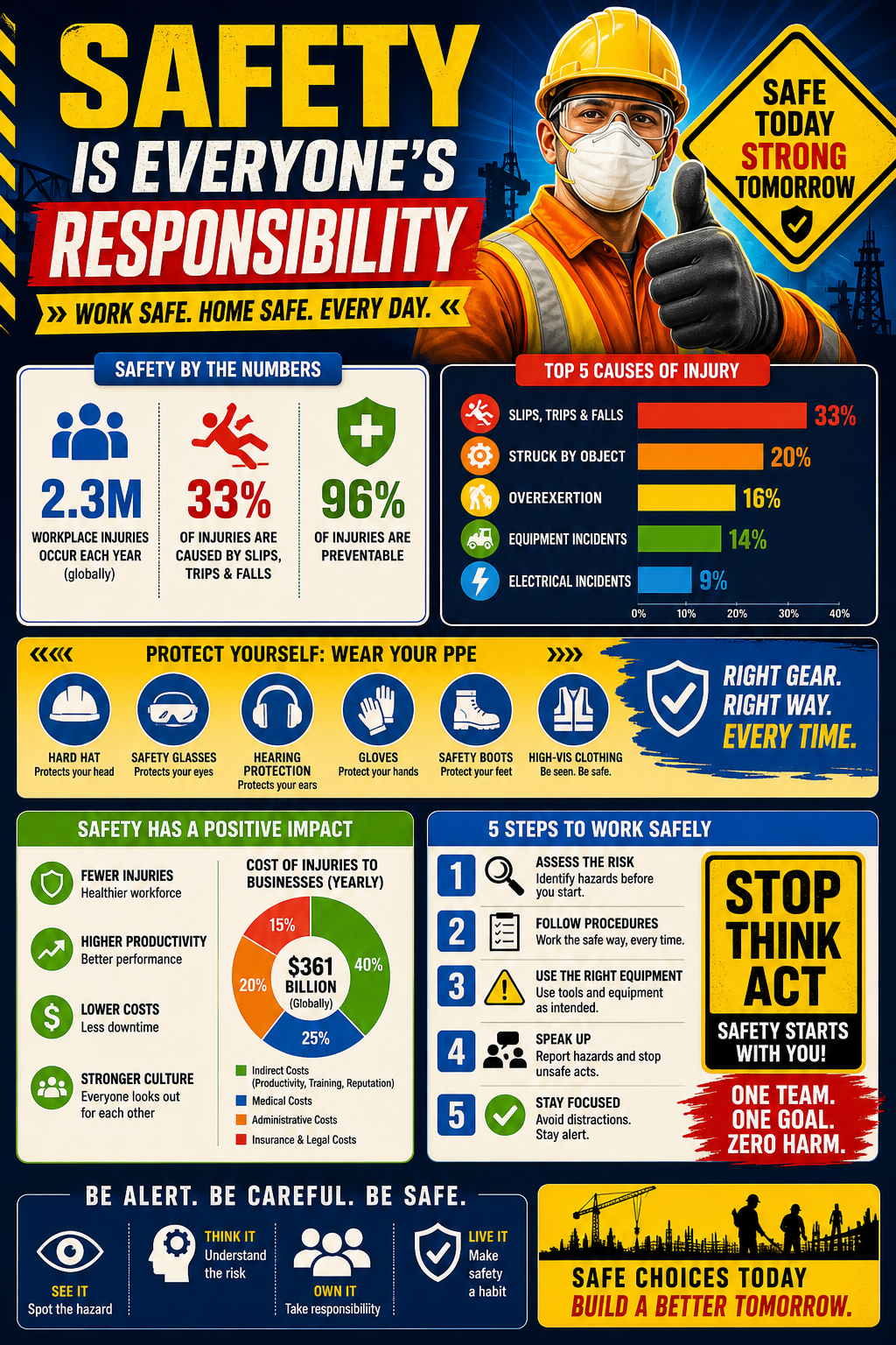 Safety Infographic — vibrant style infographic