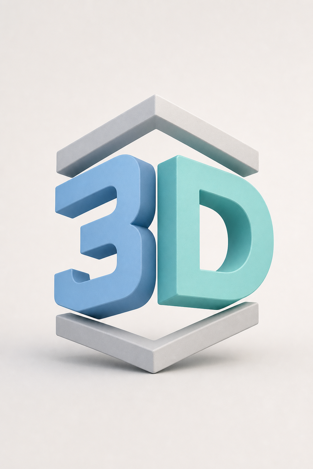 3D Logo — modern style logo concept