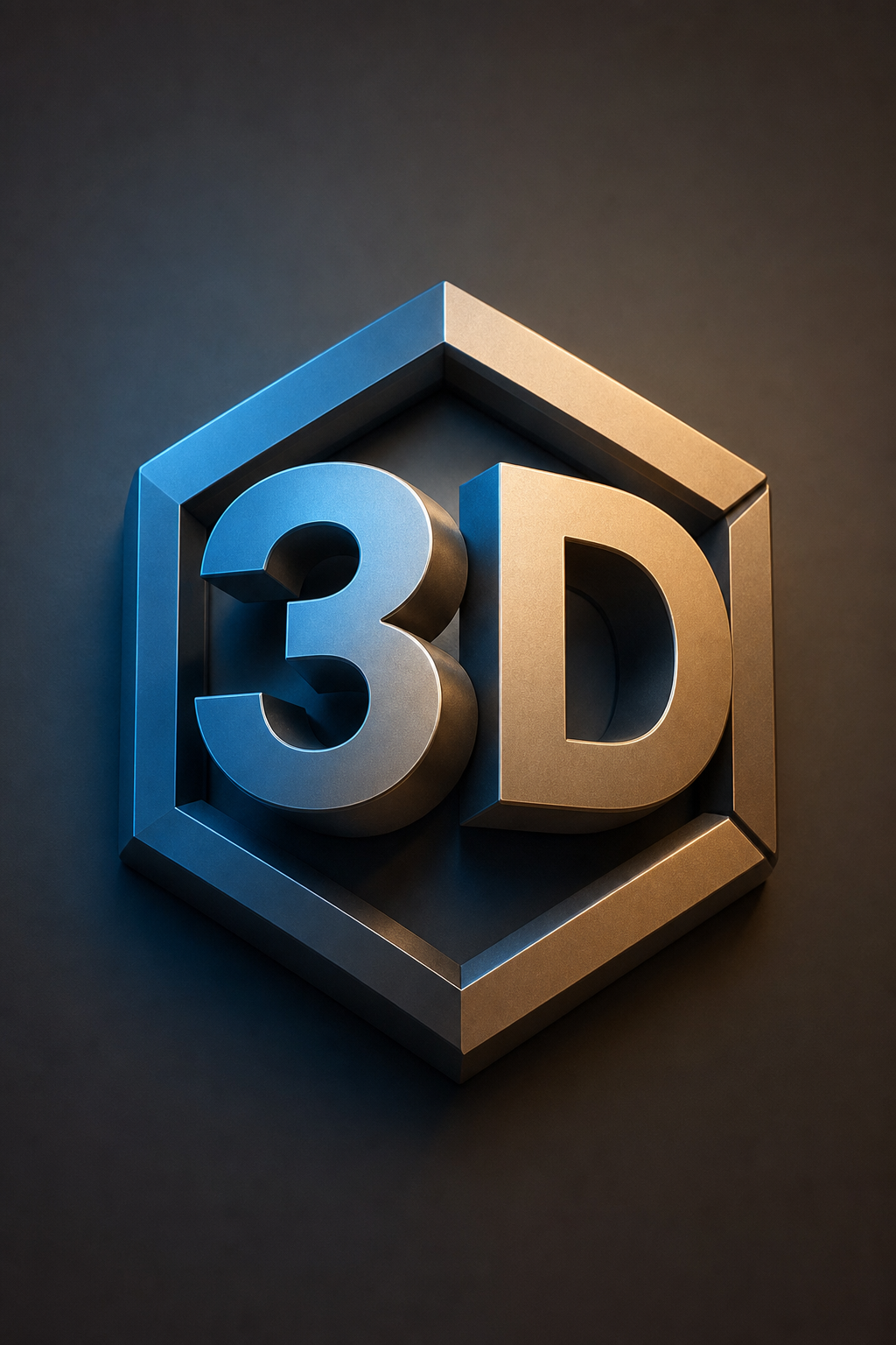 3D Logo — photo-realistic style logo concept