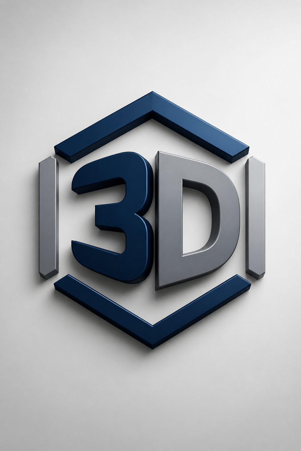 3D Logo — corporate style logo concept