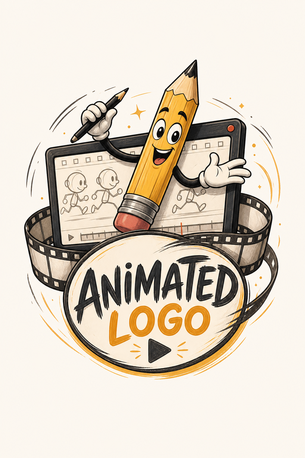 Animated Logo — illustration style logo concept