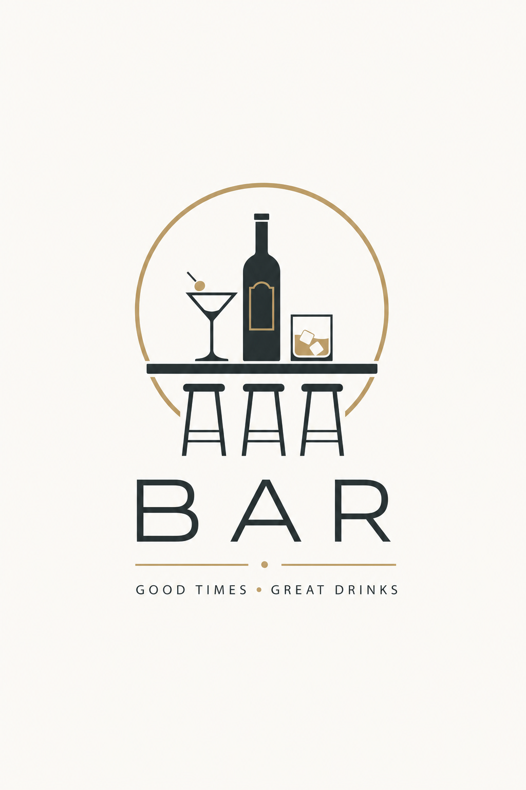 Bar Logo — modern style logo concept