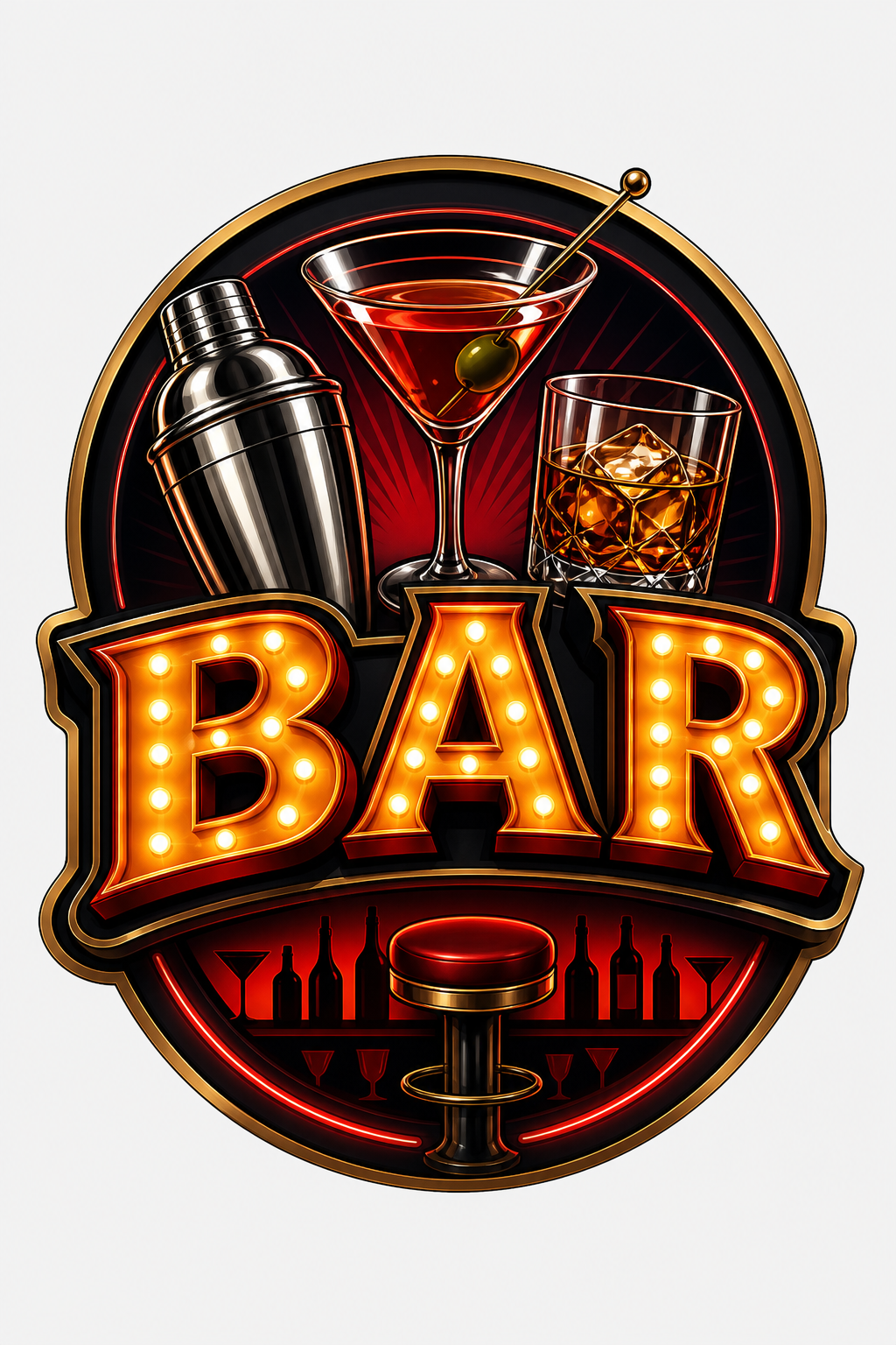 Bar Logo — vibrant style logo concept