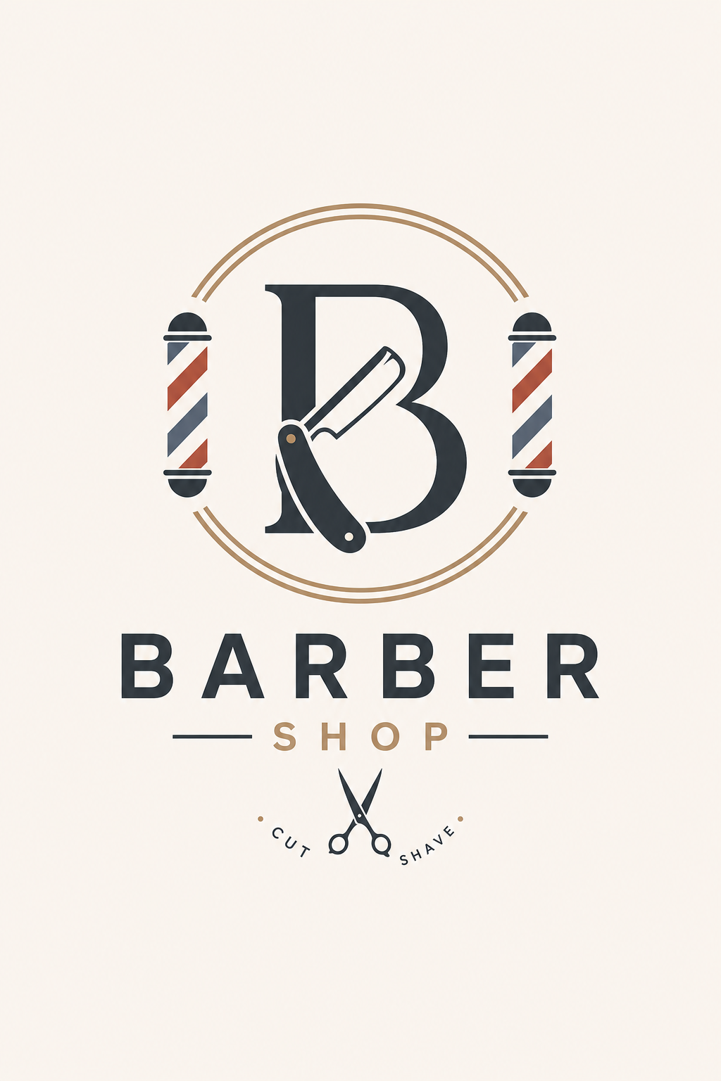 Barber Shop Logo — modern style logo concept