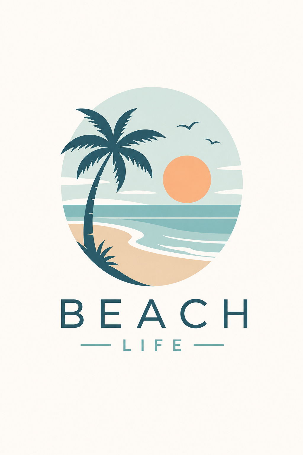 Beach Logo — modern style logo concept