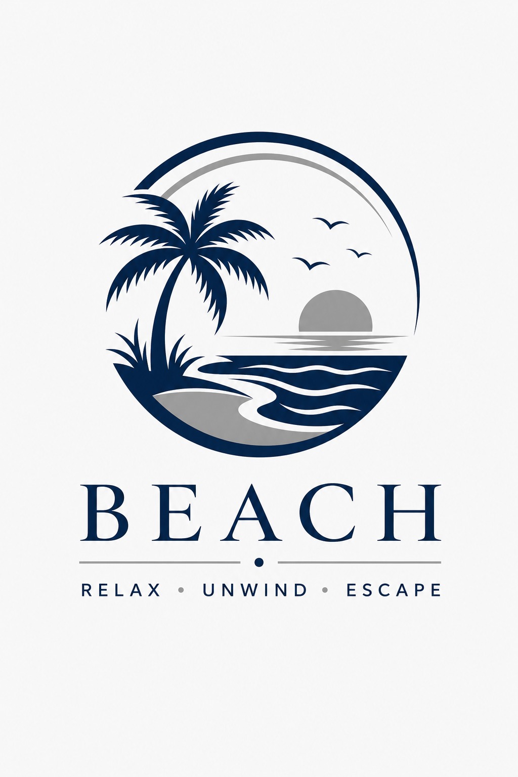 Beach Logo — corporate style logo concept