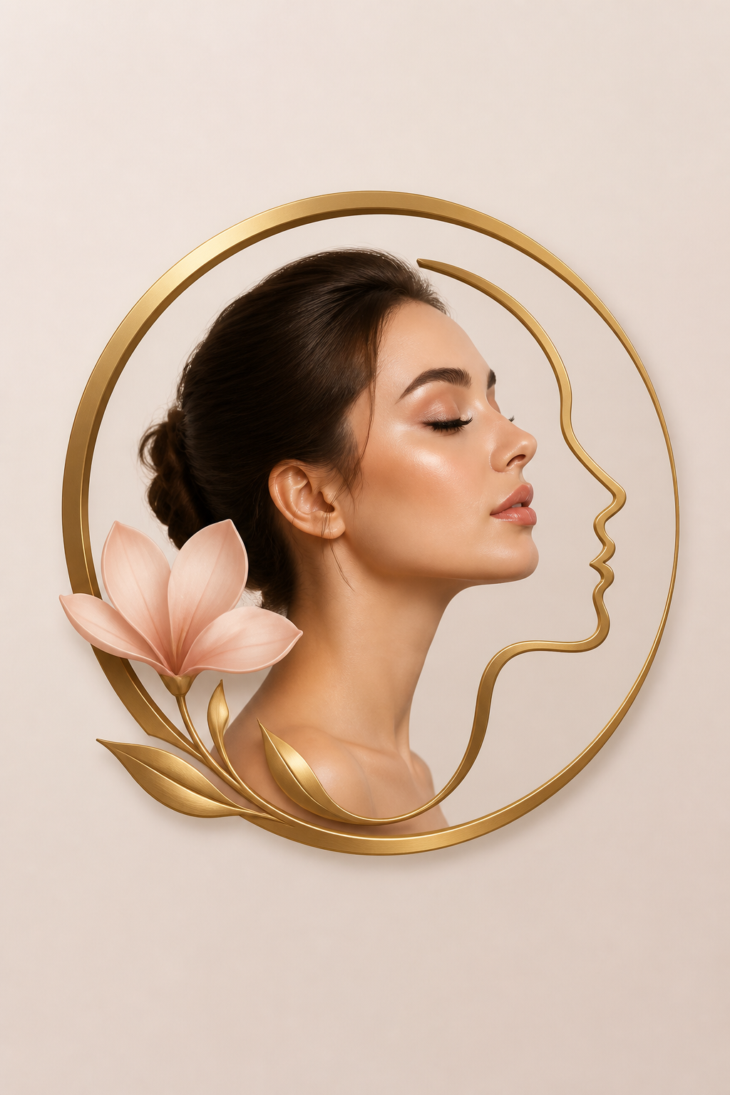 Beauty Logo — photo-realistic style logo concept