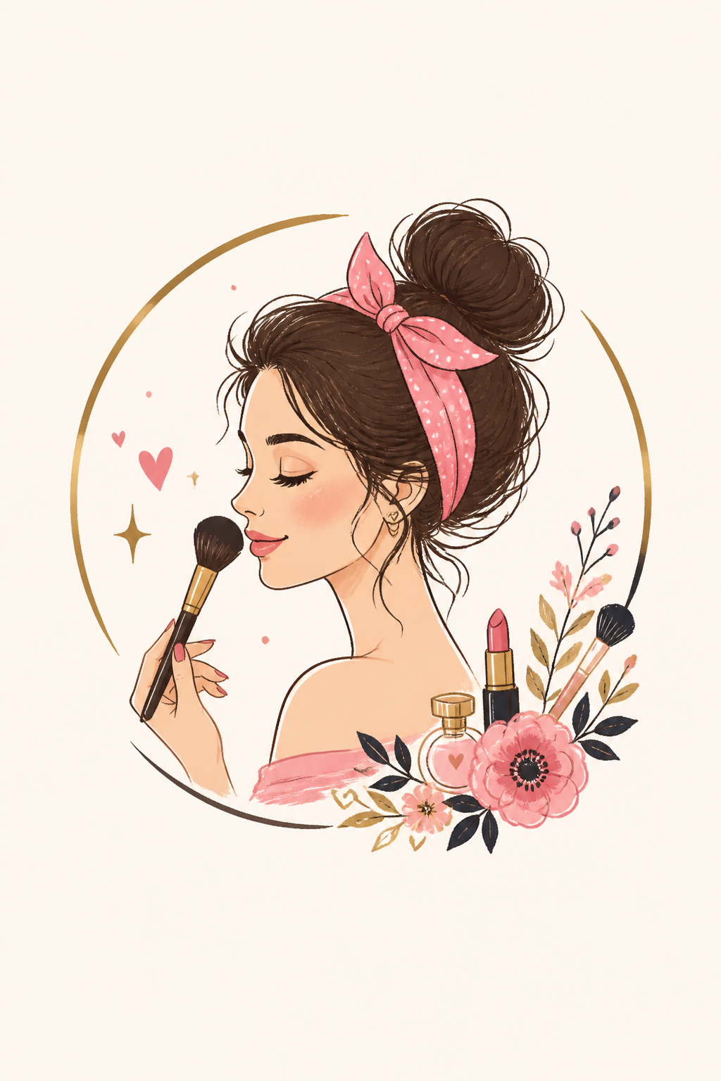 Beauty Logo — illustration style logo concept