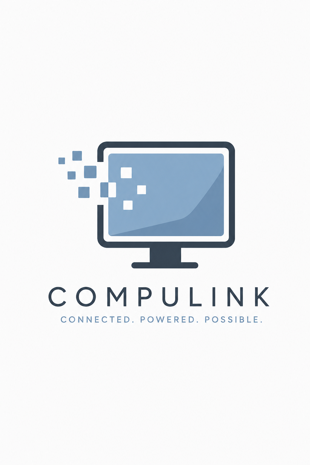 Computer Logo — modern style logo concept