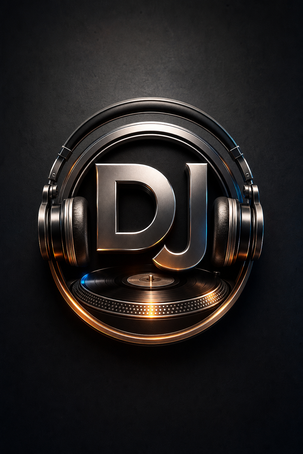 DJ Logo — photo-realistic style logo concept