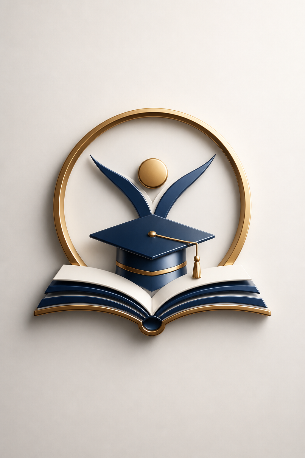 Education Logo — photo-realistic style logo concept