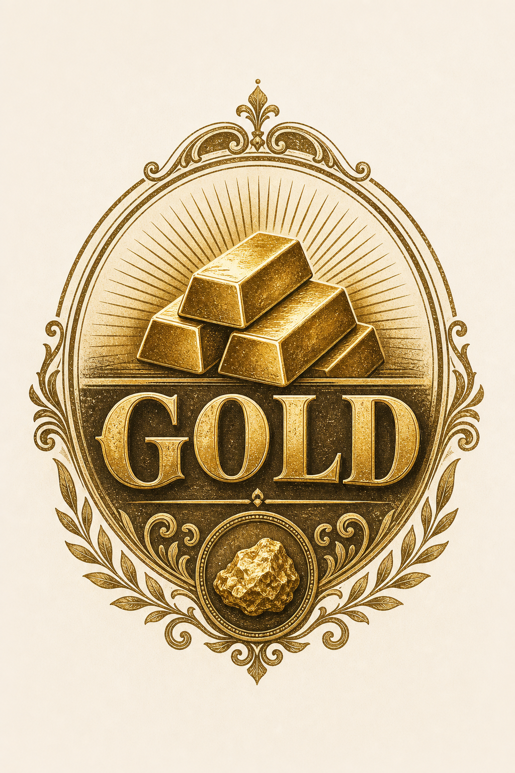 Gold Logo — vintage style logo concept