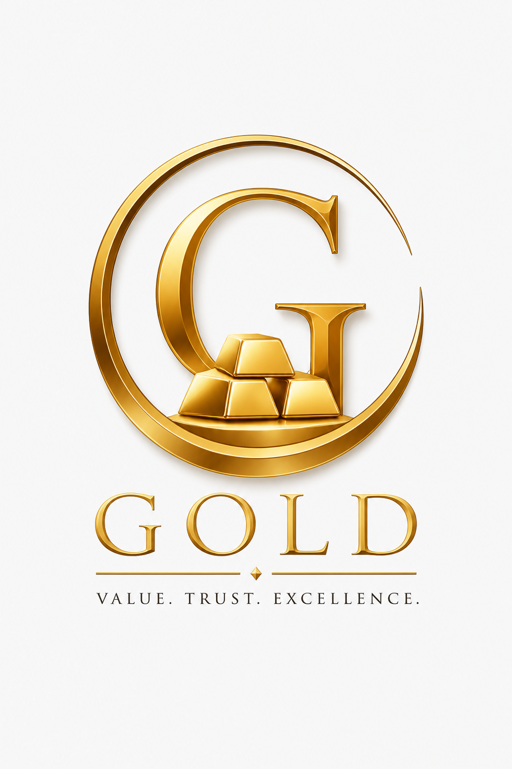 Gold Logo — corporate style logo concept