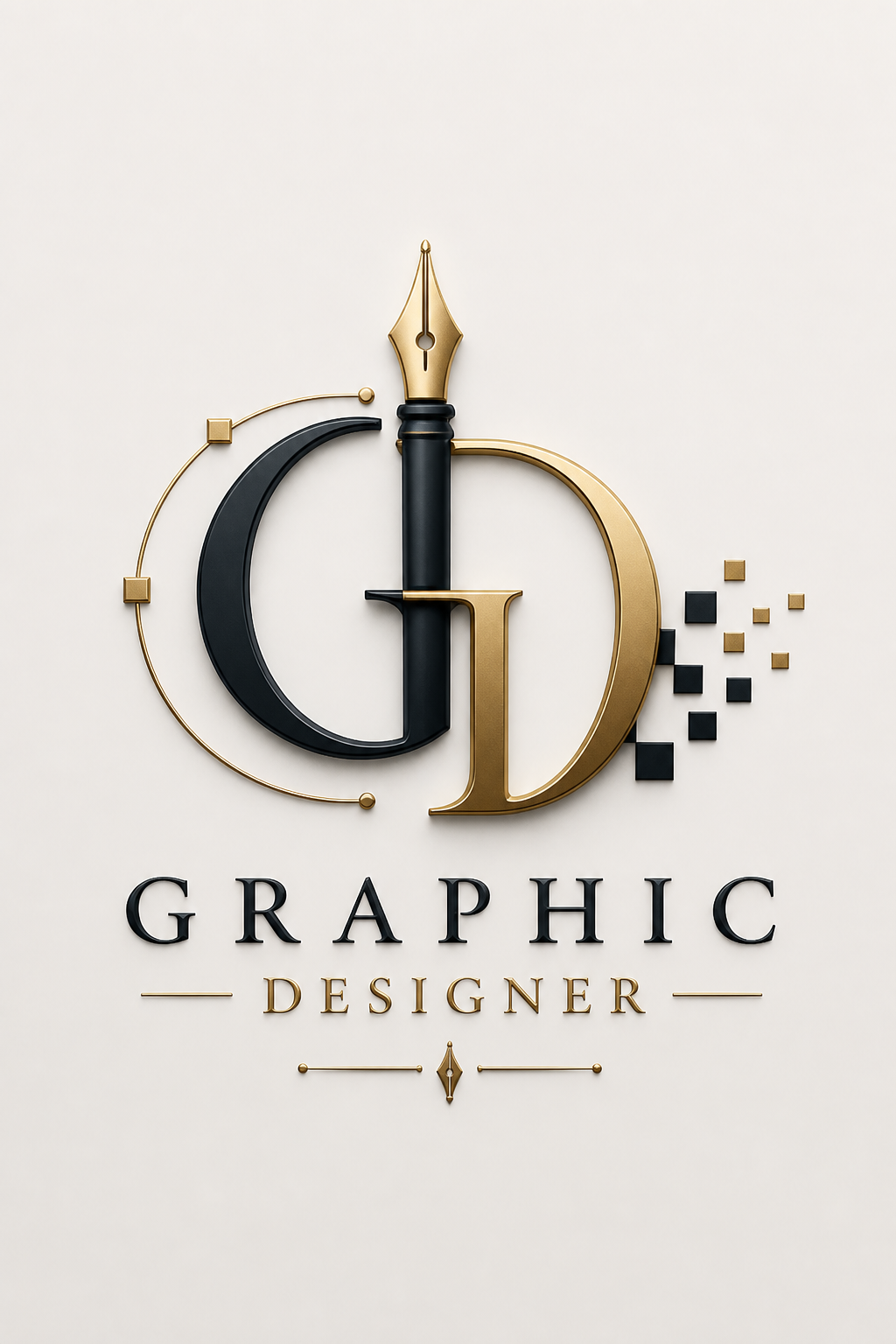 Graphic Designer Logo — elegant style logo concept