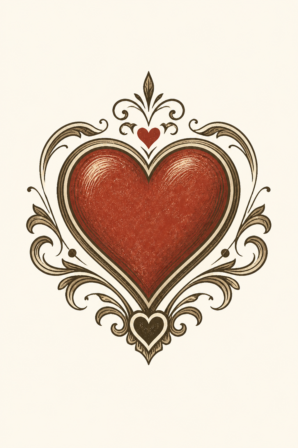 Heart Logo — vintage style logo concept