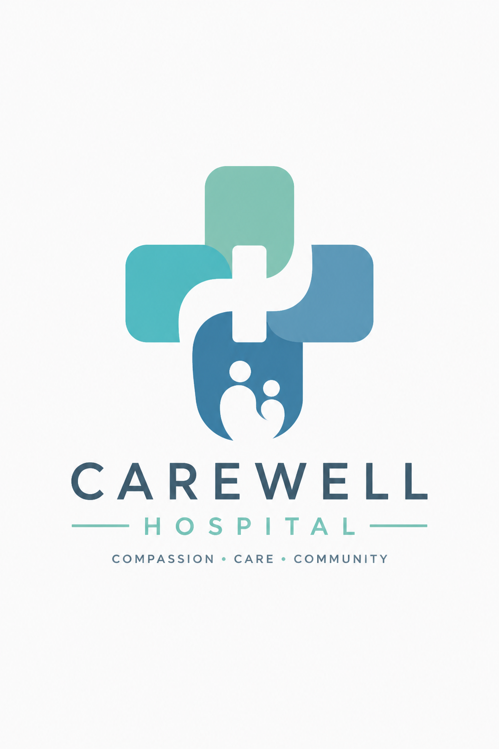 Hospital Logo — modern style logo concept