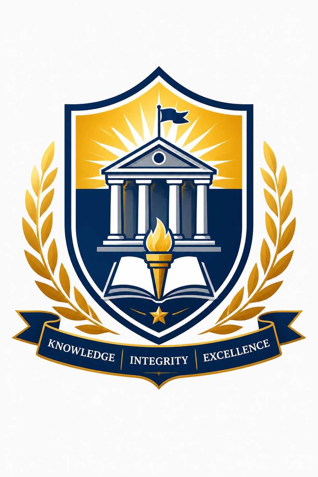 Institution Logo — vibrant style logo concept