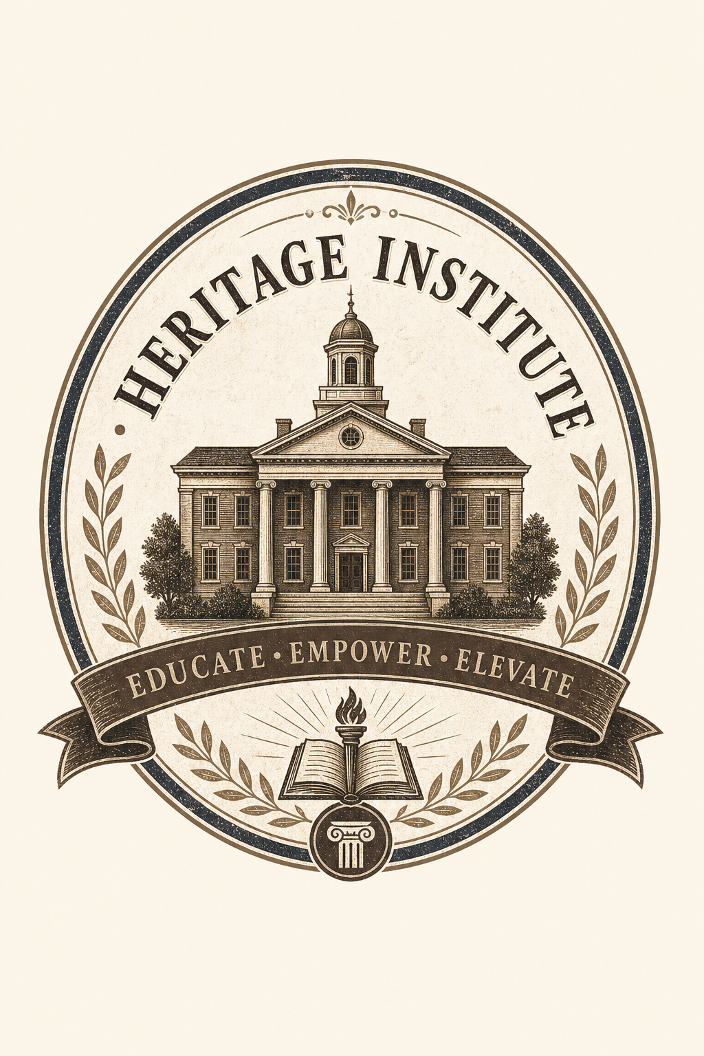 Institution Logo — vintage style logo concept