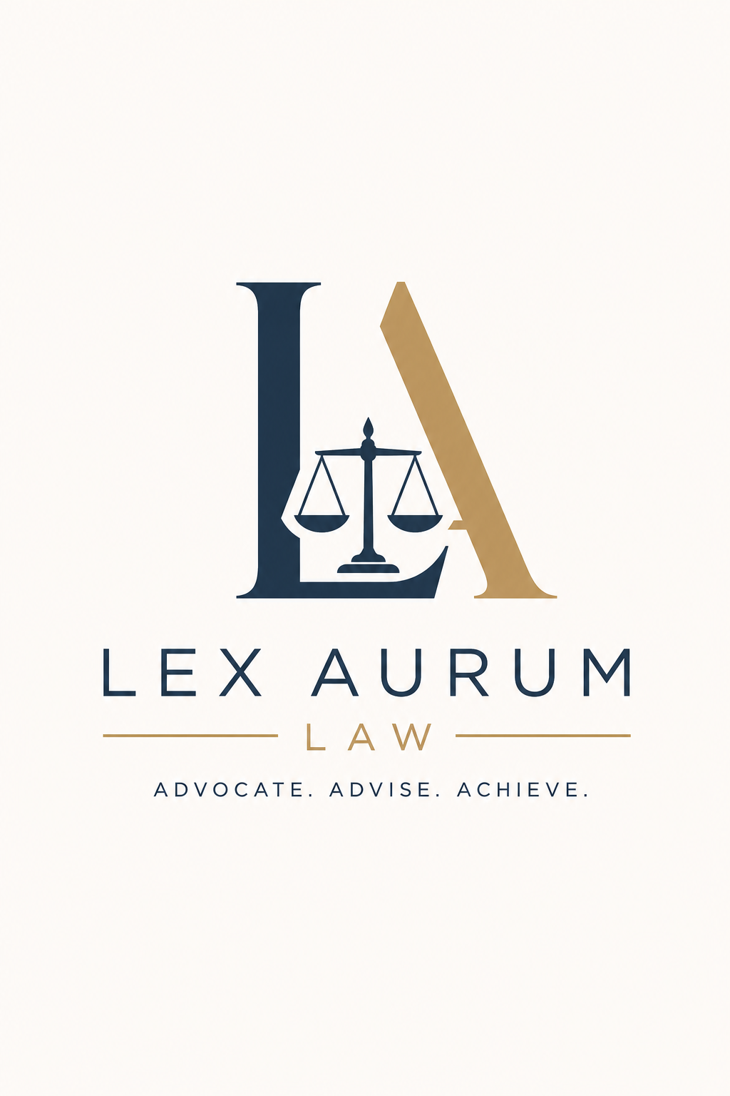 Law Logo — modern style logo concept