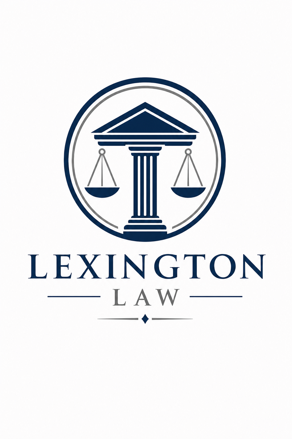Law Logo — corporate style logo concept