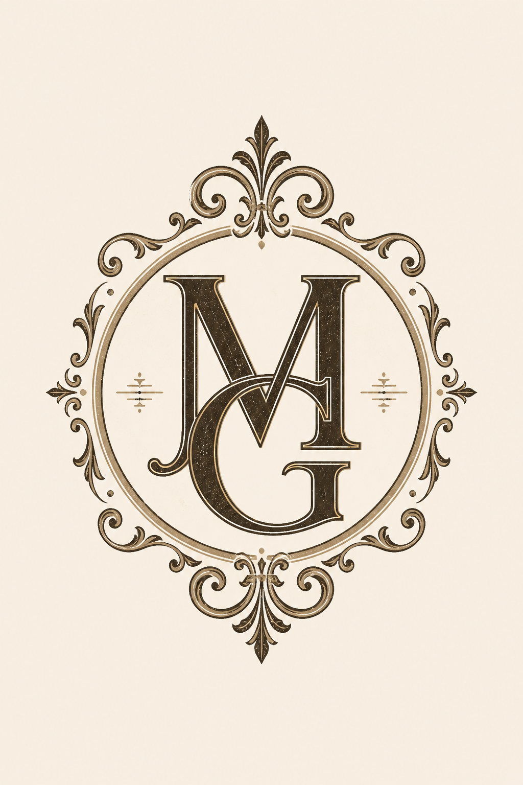 Monogram Logo — vintage style logo concept