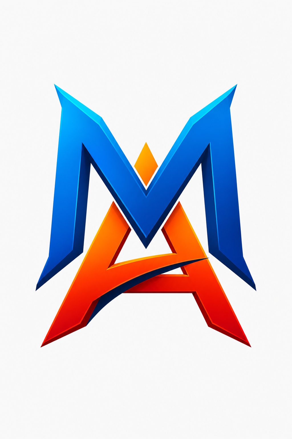 Monogram Logo — vibrant style logo concept