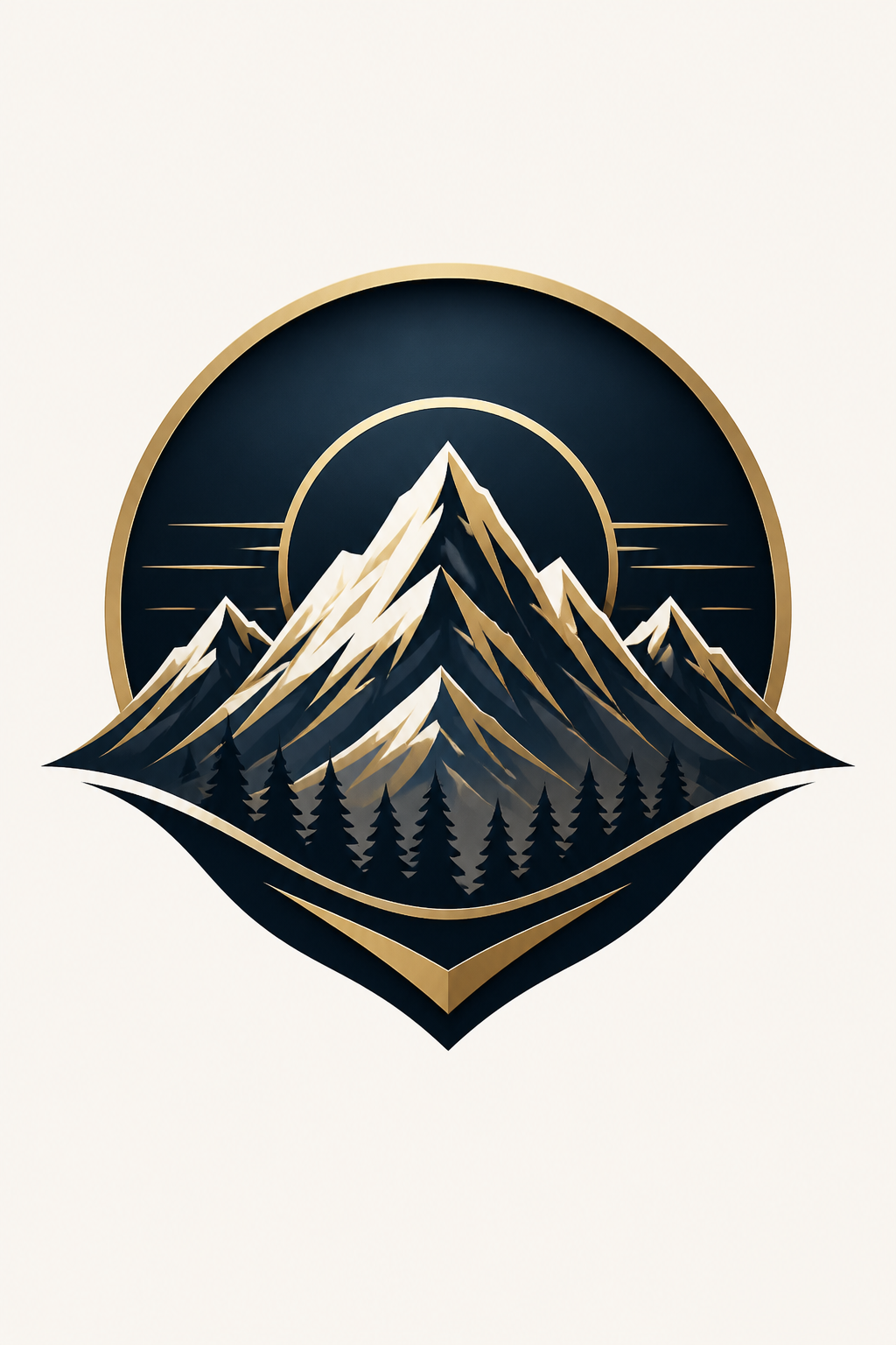 Mountain Logo — elegant style logo concept