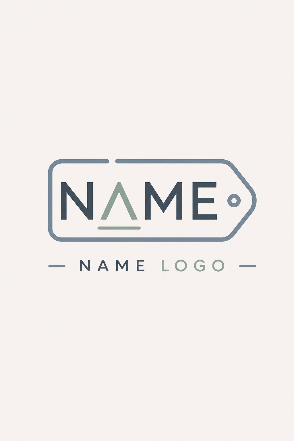 Name Logo — modern style logo concept