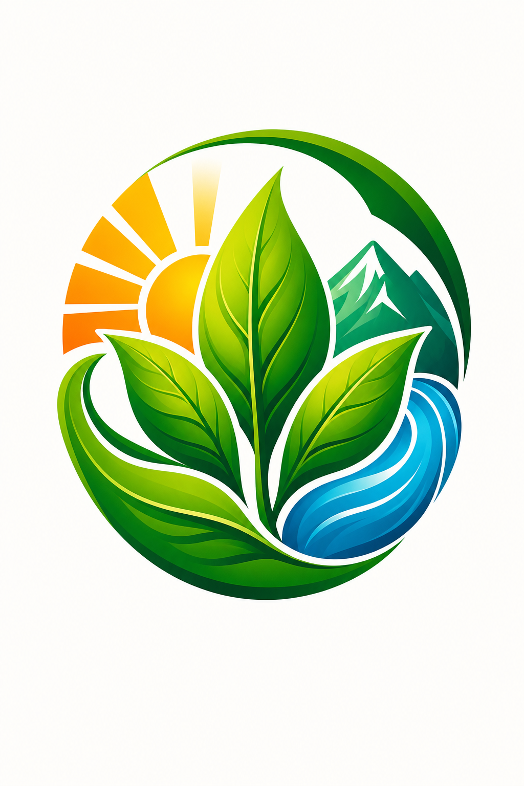 Natural Logo — vibrant style logo concept