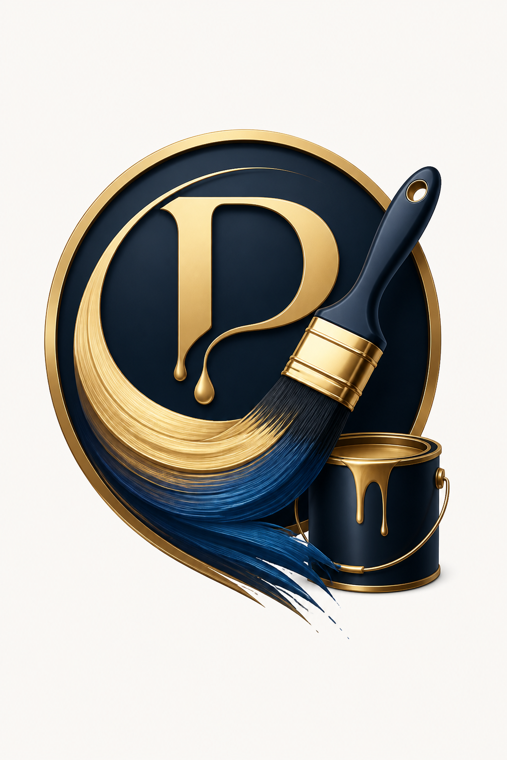Paint Logo — elegant style logo concept