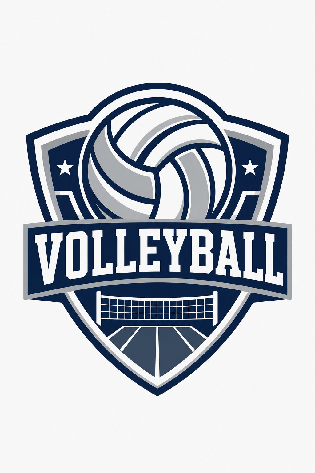 Volleyball Logo — corporate style logo concept