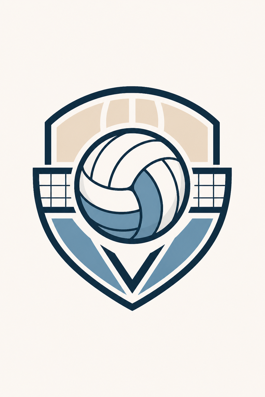 Volleyball Logo — modern style logo concept