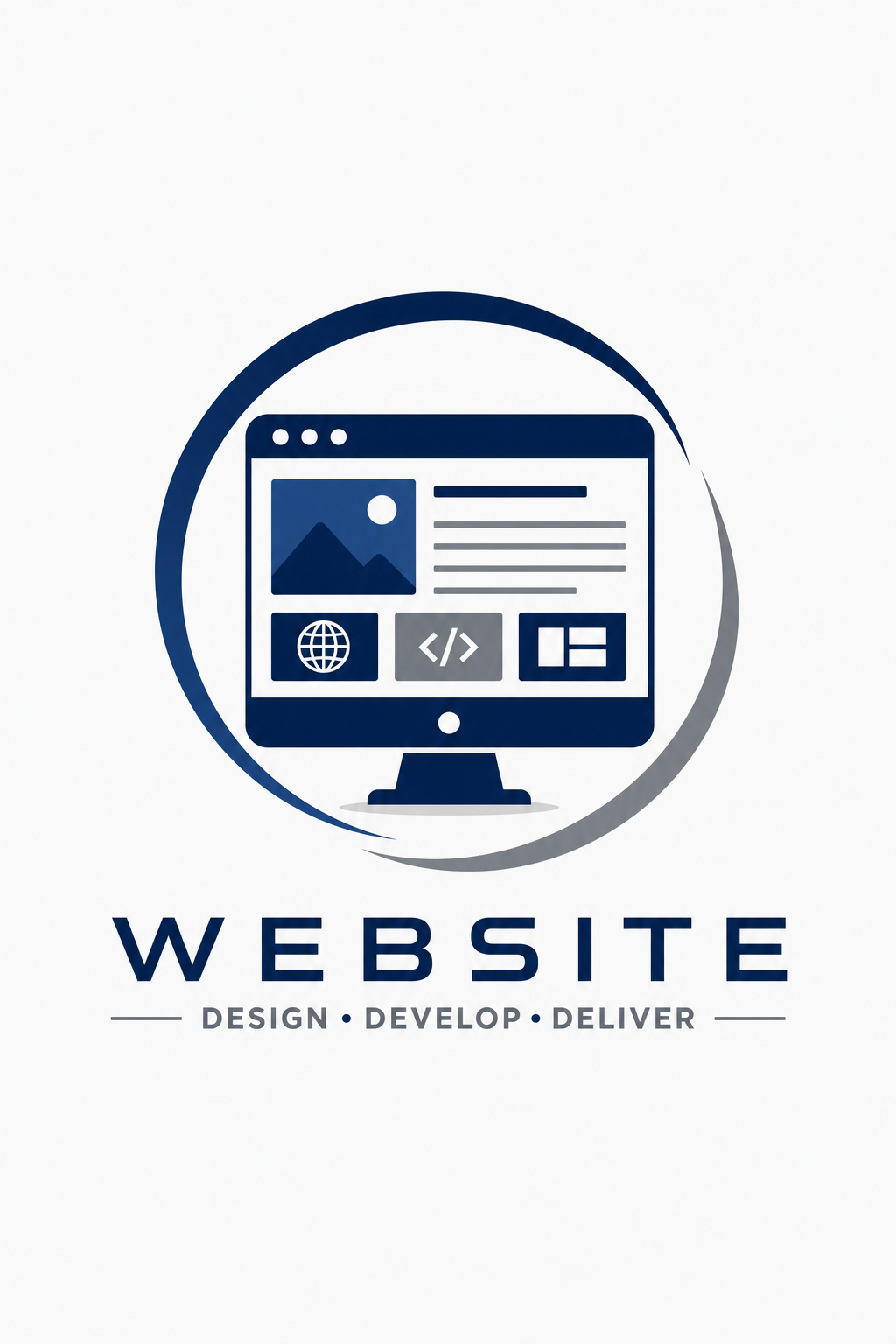 Website Logo — corporate style logo concept