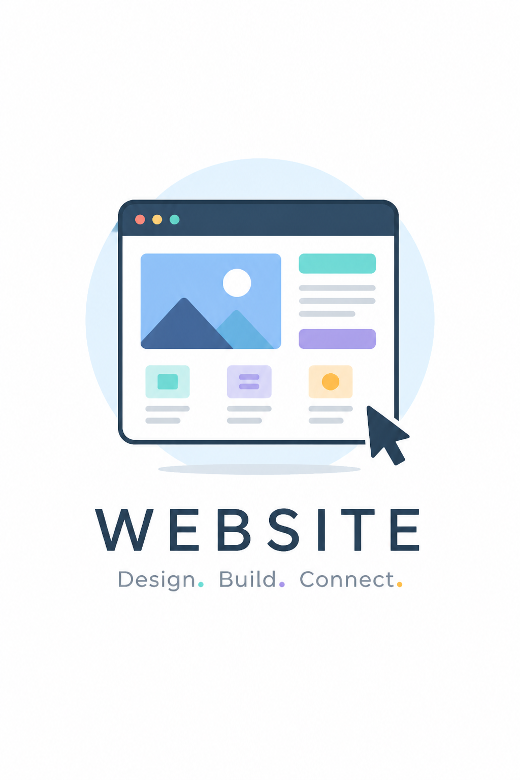 Website Logo — modern style logo concept